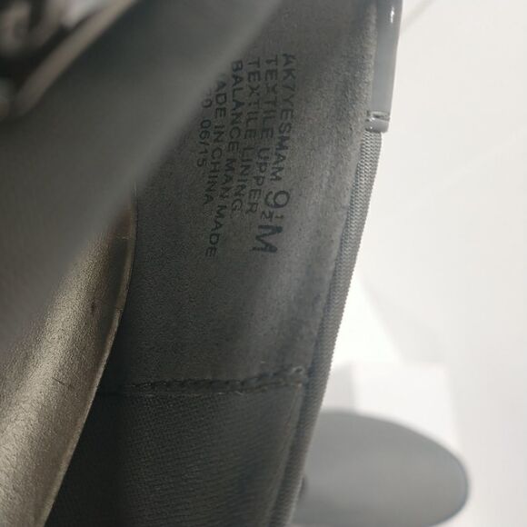 ANNE KLEIN SPORT WOMANS SHOES SLIP-ON SNEAKERS WEDGE GRAY 9.5M - Picture 9 of 11